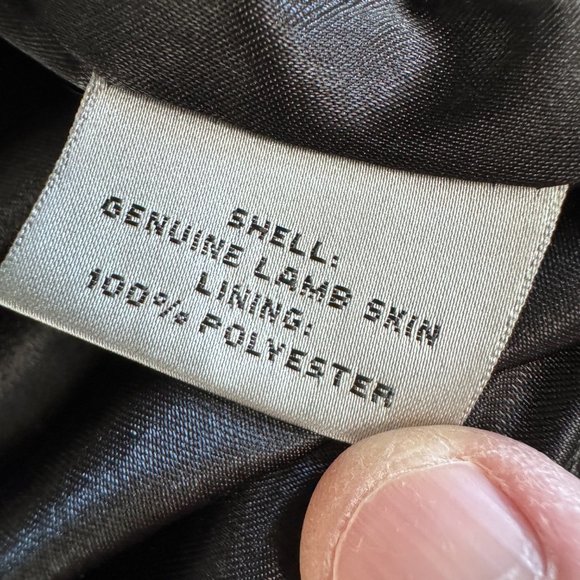 Preston & York Women Soft Genuine Lamb Skin Leather Jacket Black, size M - Picture 7 of 11